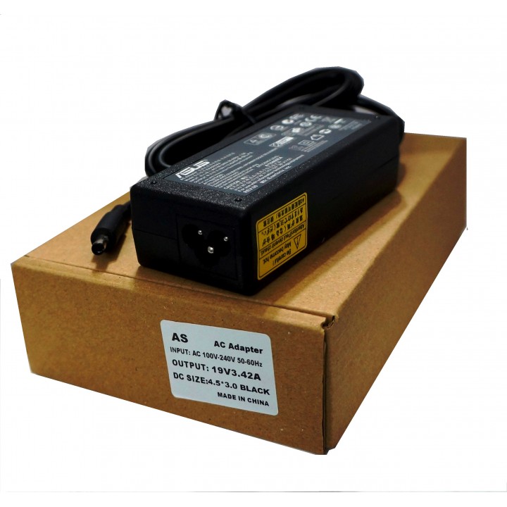 Блок питания для ноутбука ASUS 19V3.42A 4.5*3.0 BLACK