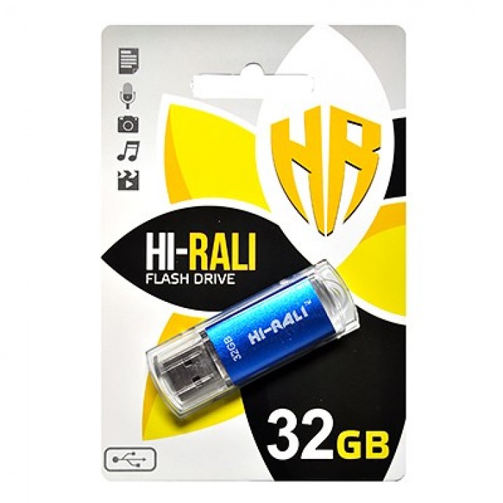 USB Флешка Hi-Rali 32GB Rocket series Blue