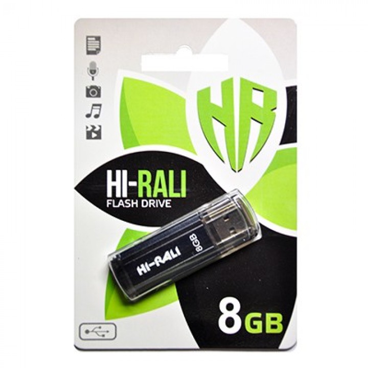 USB Флешка Hi-Rali 8GB Stark series black