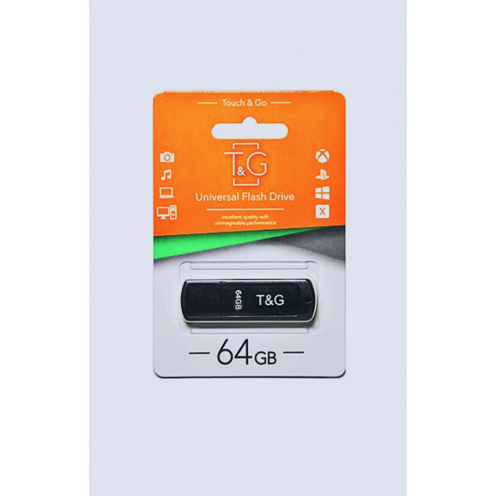 USB флешка T&G 64GB 10 класс Classic series 011 black