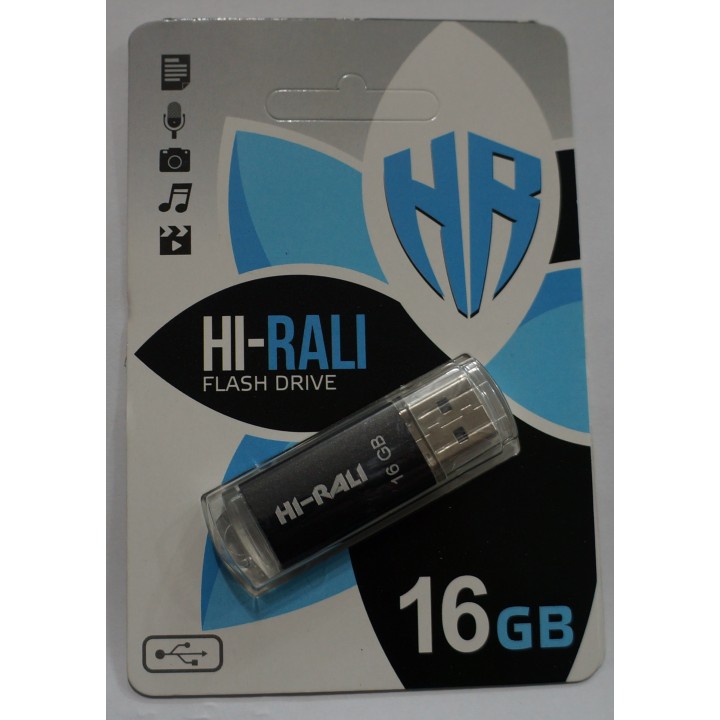 USB Флешка Hi-Rali 16GB Rocket series black