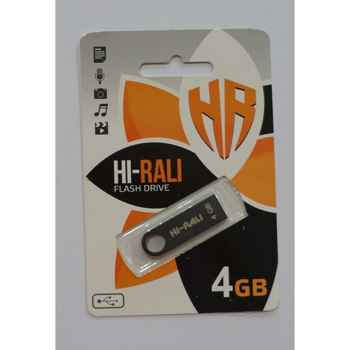 USB Флешка Hi-Rali 4GB Shuttle black