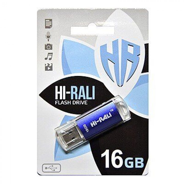 USB Флешка 16Gb Hi-Rali Rocket series Blue 
