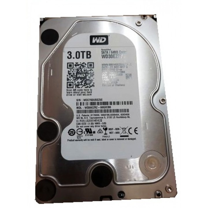 Жесткий диск Western Digital Blue 3TB 64MB 5400rpm WD30EZRZ 3.5 SATA III Black