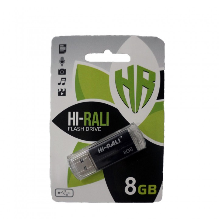 USB Флешка Hi-Rali 8GB Rocket black
