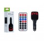 FM модулятор для авто  FM01/02 + USB + microSD, трансмиттер для авто
