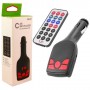FM модулятор для авто  FM01/02 + USB + microSD, трансмиттер для авто