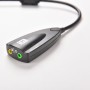 Внешняя звуковая карта 5HV2 (USB sound card) с разъёмами 3,5мм 