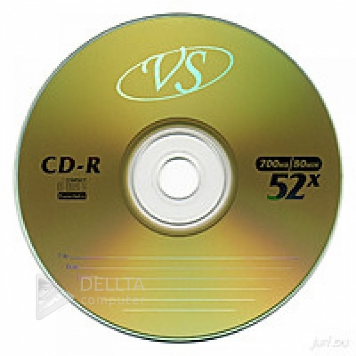 Диск для запису CD-R VS 700Mb 52x Bulk (50 шт)