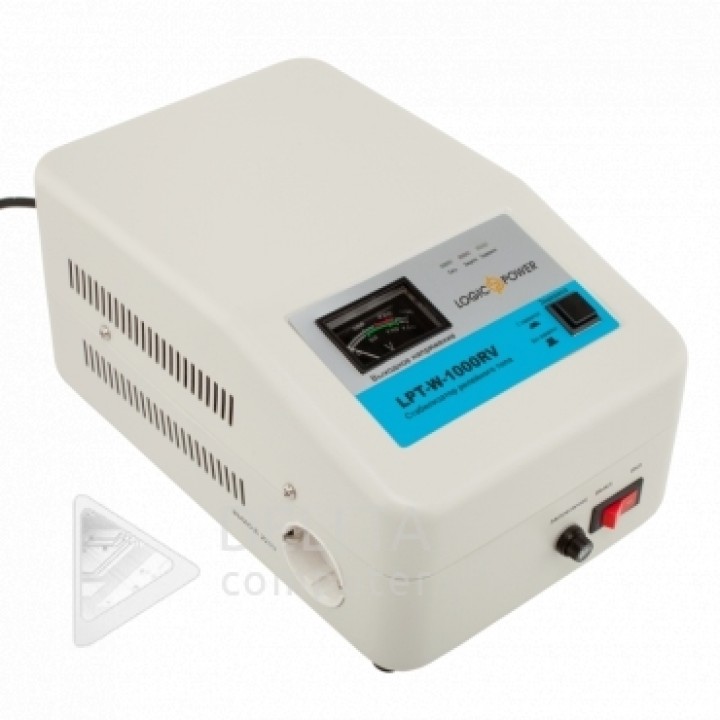 Стабілізатор напруги LPT-W-1000RV (700Вт) Білий