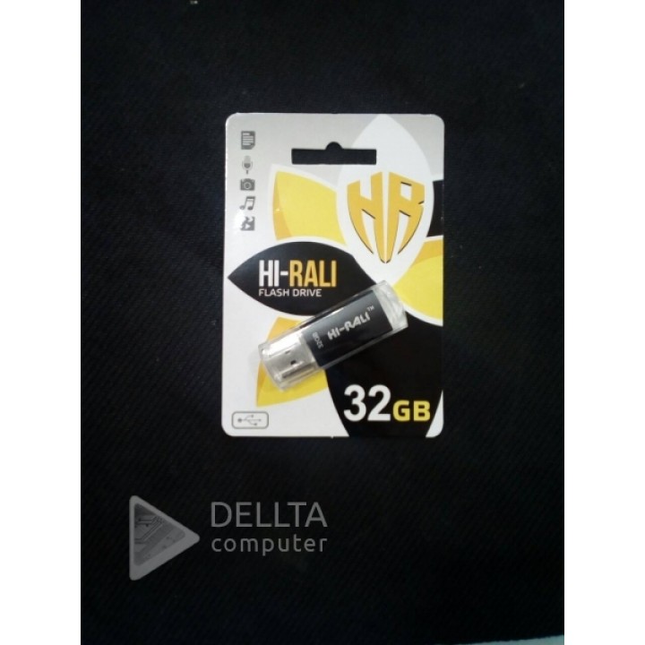 USB Флешка Hi-Rali 32GB Rocket  black
