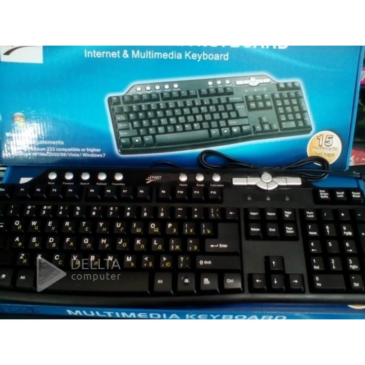 Клавиатура  USB FAST EK 3002