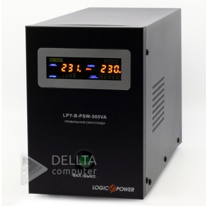 ИБП Logicpower LPY- B - PSW-1500VA+  (1050Вт) 10A/15A с правильной синусоидой 24В LP4130