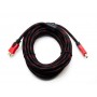 Кабель HDMI  круглый 1.4v  15м