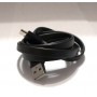 Кабель USB micro V8 1m плоский черный