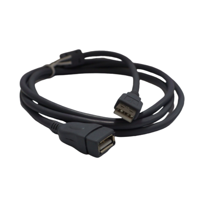 Кабель USB AM/AF 5m good серый