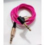 AUX кабель  3.5m/m  угловой в ассортименте