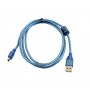 Кабель USB AM/5p 2.0 1.5m Blue