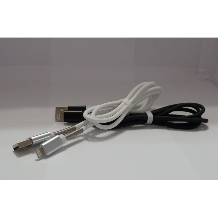 USB  Кабель  iphone (Half Spring) с пружинкой в асс.
