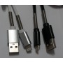 USB  Кабель  iphone (Half Spring) с пружинкой в асс.