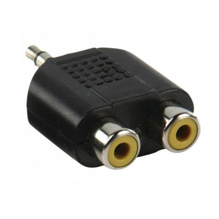 Переходник  audio 3.5M  to  2xRCA F