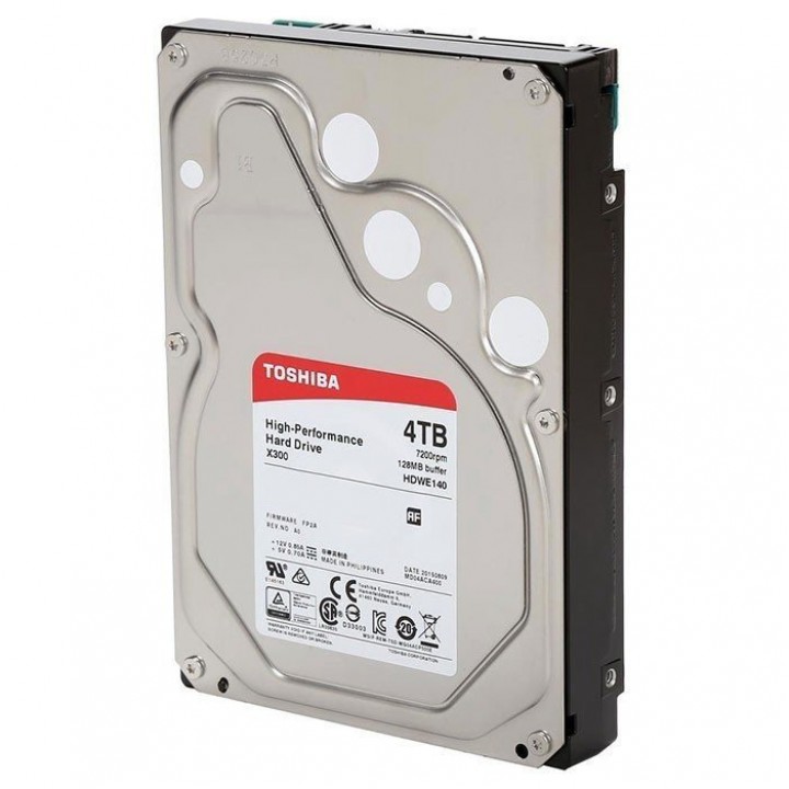 Жесткий диск Toshiba P300 4TB 5400rpm 128MB HDWD240UZSVA 3.5 SATA