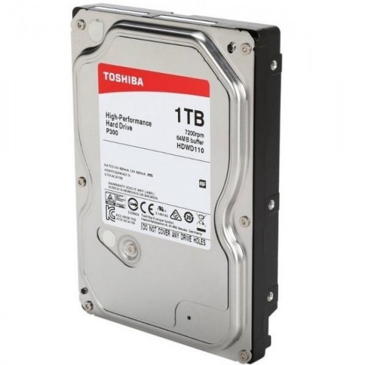 Жесткий диск Toshiba P300 1TB 7200rpm 64MB HDWD110UZSVA 3.5 SATA