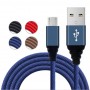 Кабель Usb V8 (micro) Тканевые  с плетеными проводами 1 m