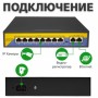 Коммутатор сетевой POE Green Vision GV-007-D-08+2P