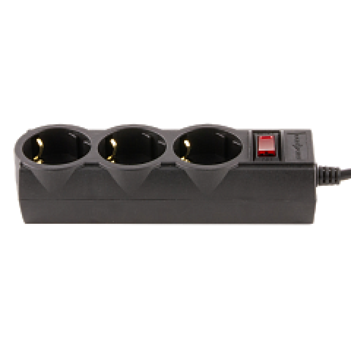 Сетевой фильтр LP-X3 3м Black