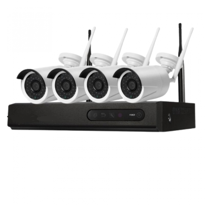 Комплект видеонаблюдения Fosvision FS-6233W20-4CH 2mp  4-х канальный WI-FI  беспроводной
