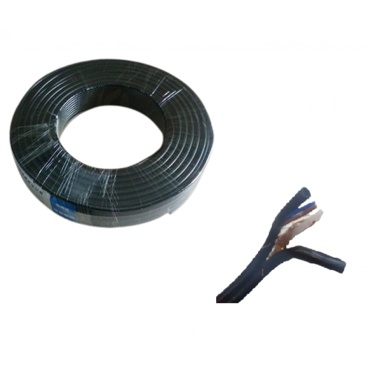 Бухта кабель Fosvision RG58+2*0.5 video+power 75-3-1 P1 100m black
