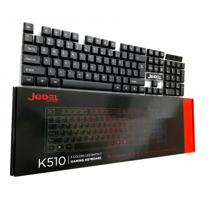 Клавіатура K510 Jedel дротова з підсвічуванням ігрова