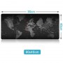 Коврик для мыши 90*40 black map (карта мира)