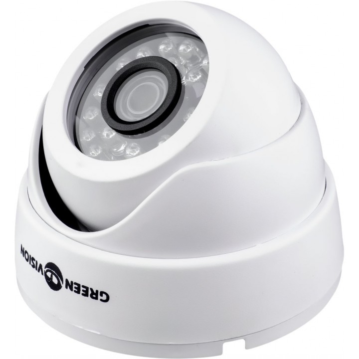 Камера Green Vision GV-037-GHD-H-DIS20-20 2mp гибридная купольная