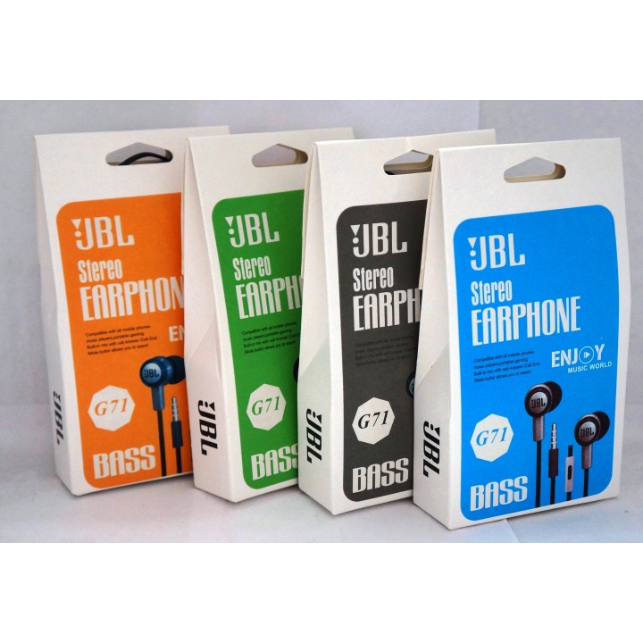 Наушники проводные JBL G71 Enjoy Music World