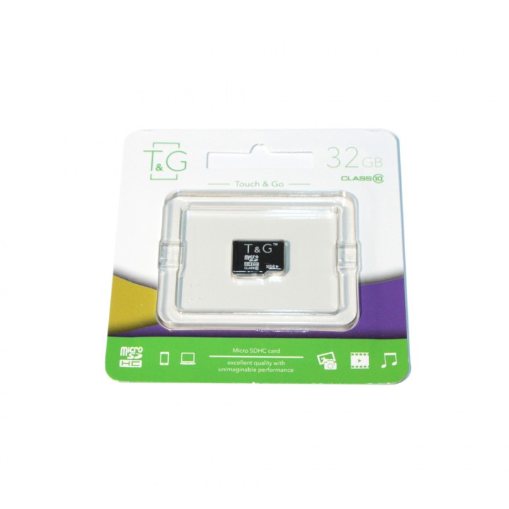 Micro SD карта памяти T&G 32Gb class 10 без адаптера