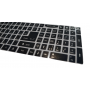  Наклейки на клавиатуру украинская раскладка черные, белые буквы 