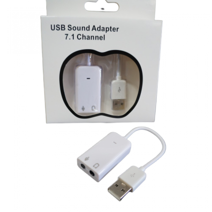 Внешняя Звуковая Карта USB 7.1Channel Audio 3D Sound Card PD560