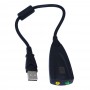 Внешняя звуковая карта 5HV2 (USB sound card) с разъёмами 3,5мм 