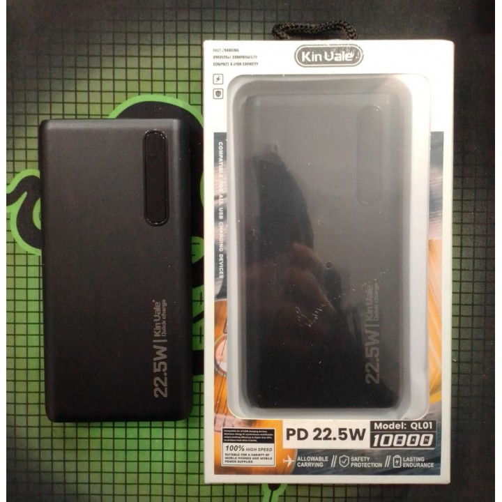 Повербанк Kin Vale QL01 літійполімерний 10000Mah 22.5w
