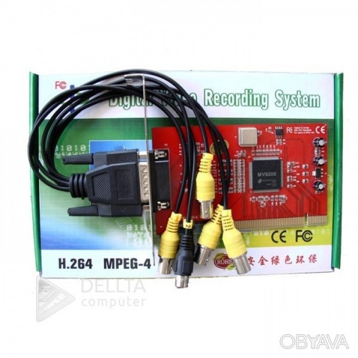 Плата видеозахвата DVR PC ZX 9004-4 каналов