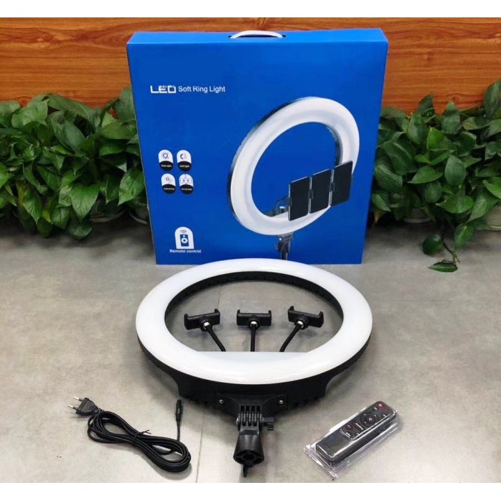 Кольцевая лампа для профессиональной съемки Ring Fill Light 45 cm 18inch с пультом