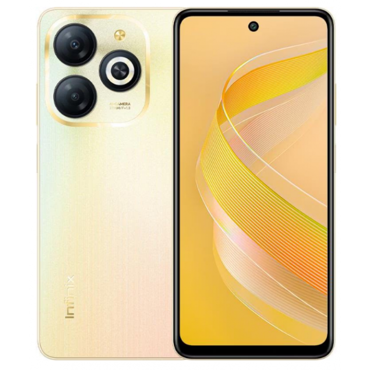 Смартфон INFINIX SMART 8 X6525 4/128GB (shiny gold)