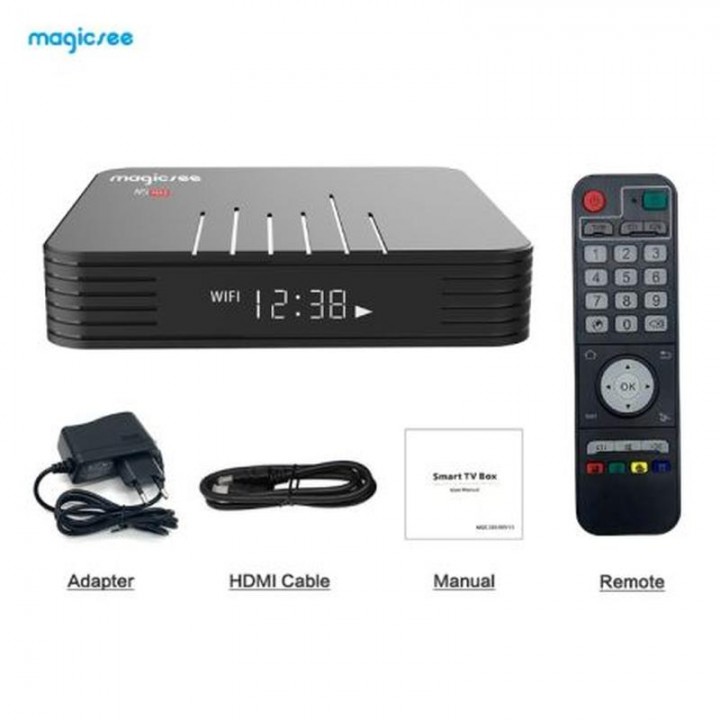 Смарт ТВ приставка Magicsee N5 X3 Max S905X3 4/32GB Android 9.0