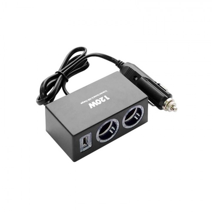 АЗУ разветвитель Olesson 1522 USB 12V/24V