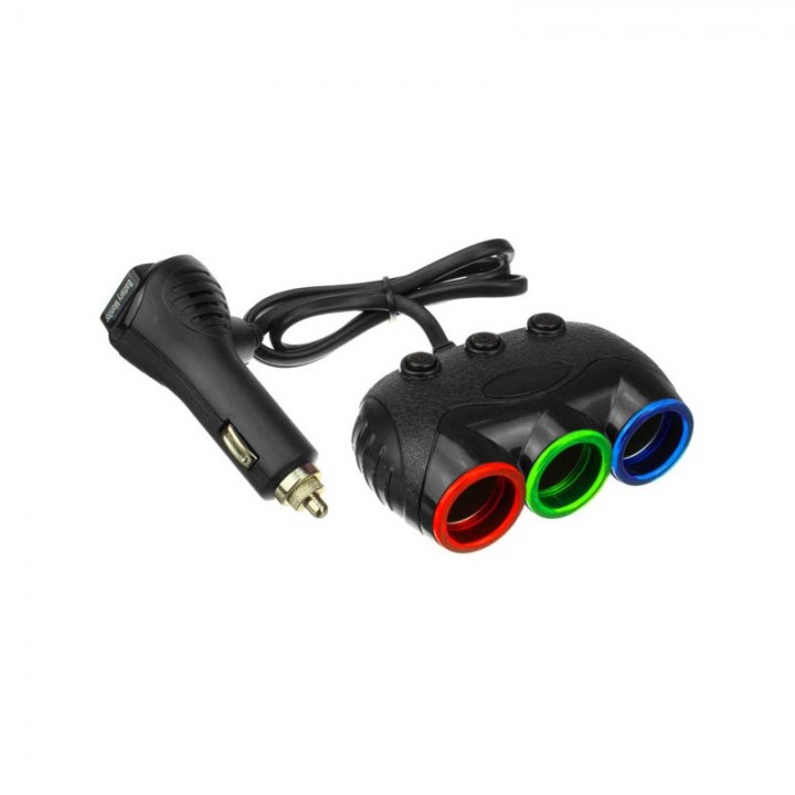 АЗУ разветвитель Olesson 1633 USB 12V/24V